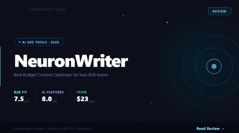 NeuronWriter review 2026 Ai Marketer tools