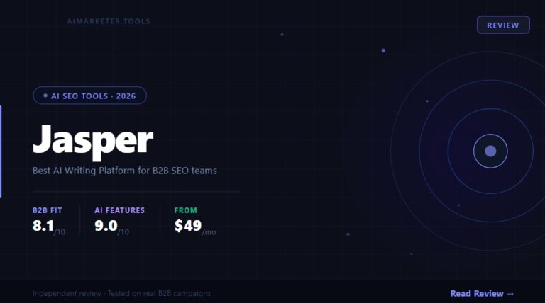 Jasper Review 2026 Ai Marketer Tools