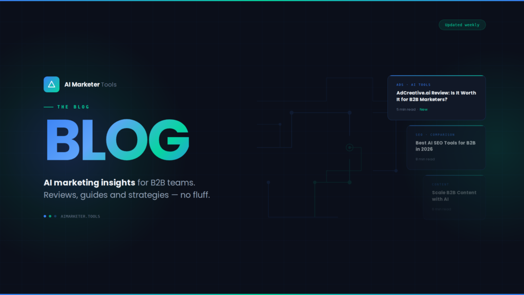 blog ai marketer tools