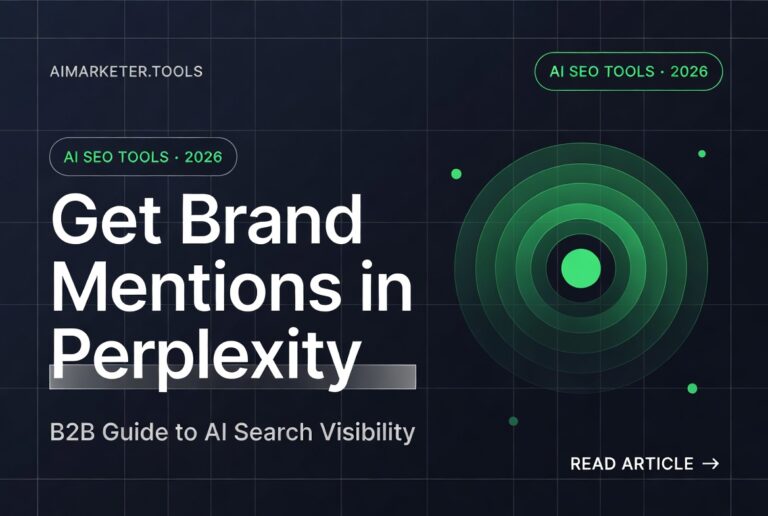 get brand mentions in perplexity ai marketer tools