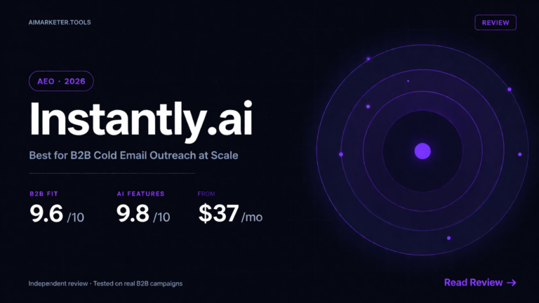 instantly.ai review 2026 Ai Marketer tools