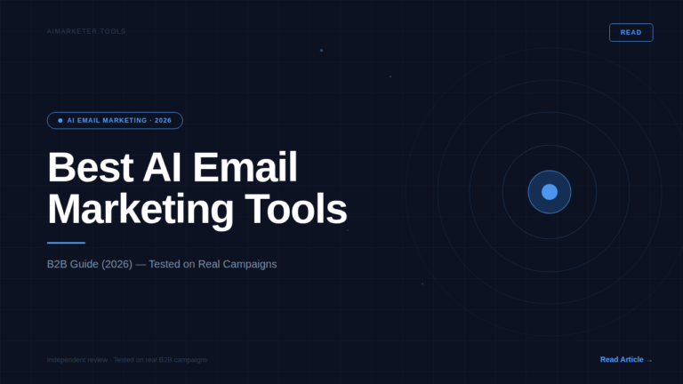best ai marketing tool 2026