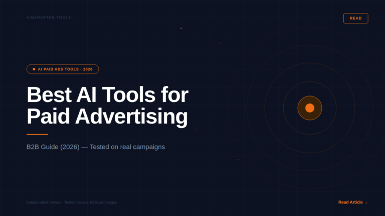best ai tools for paid advertising in 2026