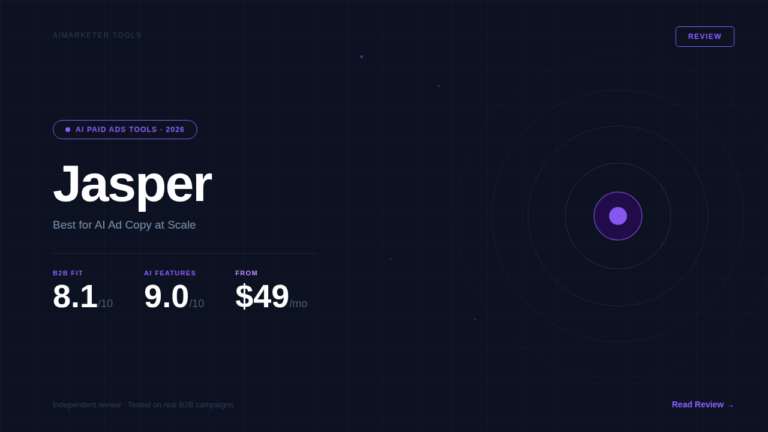 Jasper ai review B2B