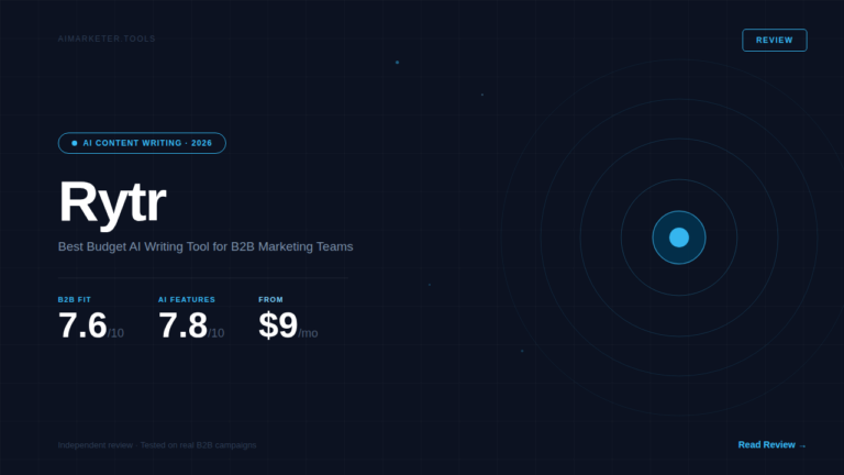 rytr ai review marketer tools